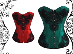 コルセット・ゴシック・ビクトリアン　Sexy lace up back Corset Bustier