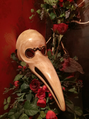 ヴェネチアンマスク ・仮面・Plague Doctor Basic Antiqued・ペスト仮面