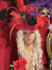 Bloody Roseオリジナル★トリコーン帽子★ガーネット