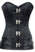 スチームパンクコルセット・ゴシック・ビクトリアン　Corset with Clasp Fasteners