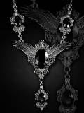 ゴシックビクトリアン　"RAVENA Raven wings" チョーカー　リスタイル