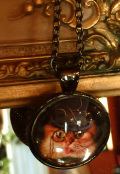 スチームパンク猫ペンダント☆