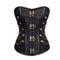 オーババストコルセット　スチームパンク・ゴシック・ビクトリアン・サイドチェーンＢｋ