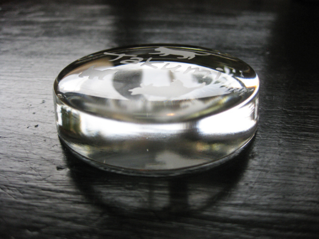 ねこ 猫 ネコ 名入れ 名前入り 文鎮 ガラス 誕生日 ペーパーウェイト