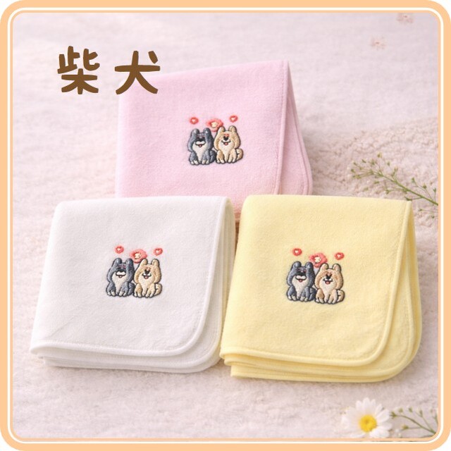 【ポイント10倍】今治ハンカチタオル（柴犬）