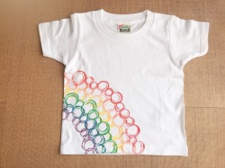 名前入り手描きTシャツ　BLOOMIE
