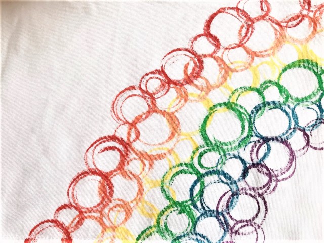 名前入り手描きTシャツ　BLOOMIE