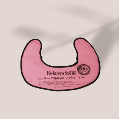 六晶石ほっとパット【首肩用】温活 冷え対策 天然鉱石使用 株式