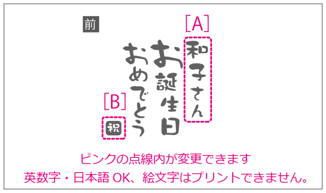 還暦&誕生日デザイン