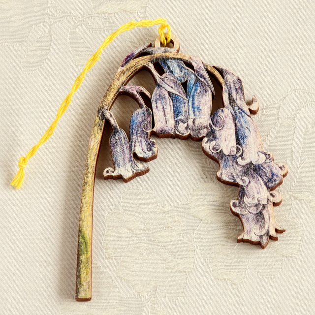 ブルーベル　木製メッセージカード