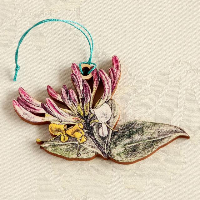 ハニーサックル　木製メッセージカード