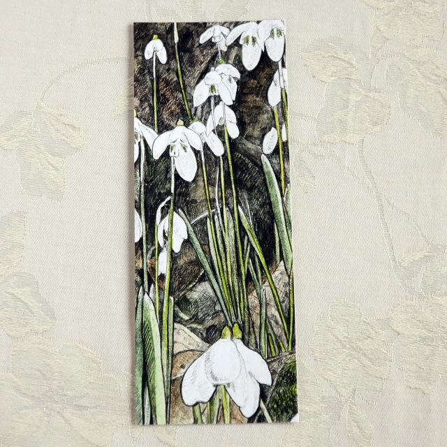 スノードロップ　しおり