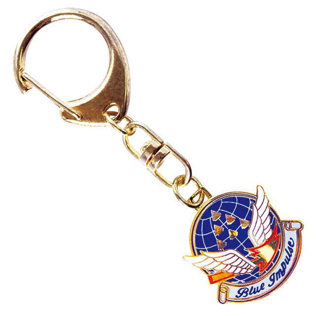ブルーインパルス グッズ】 ブルーインパルス マーク キーホルダー［ 金 ］