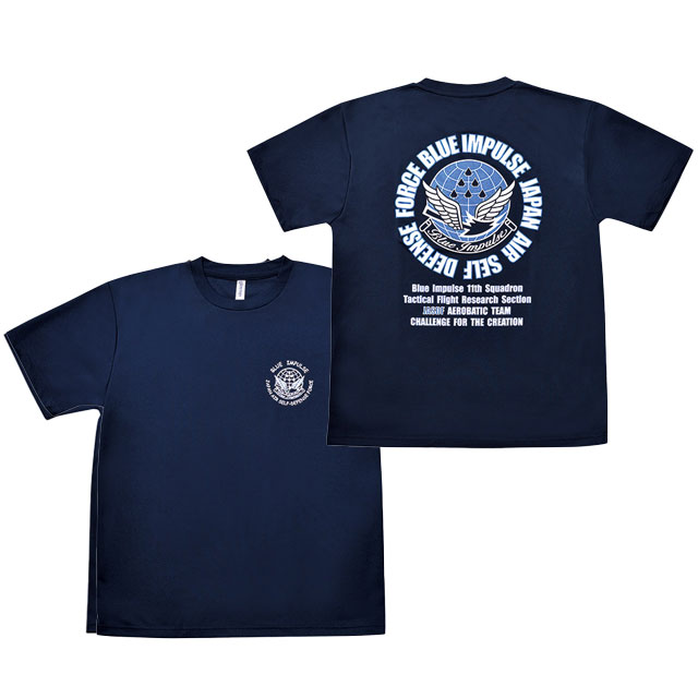 【航空自衛隊 グッズ】ASD-071 航空自衛隊 Ｔシャツ  ブルーインパルス [エンブレム]  (S～XXL)