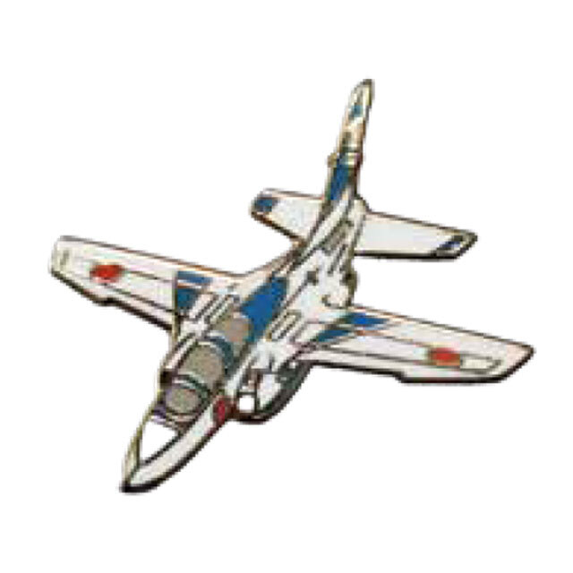 【ブルーインパルス グッズ】ブルーインパルス マーク ピンバッヂ［ 左下向き ］