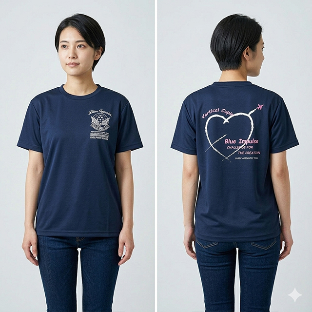 航空自衛隊 グッズ】ASD-077 航空自衛隊 Tシャツ ブルーインパルス
