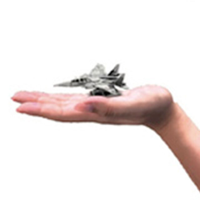 航空自衛隊グッズ】薄い金属を組み立てて作るパズル F-15J（航空自衛隊）