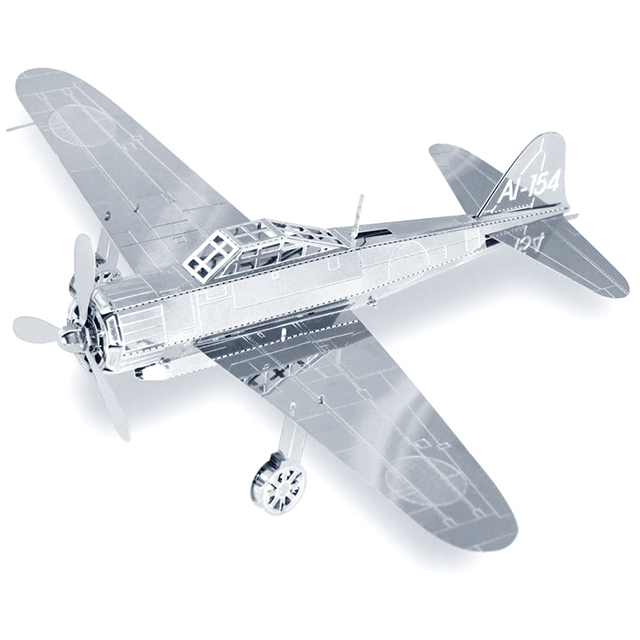 【航空自衛隊 グッズ】メタリックナノパズル ゼロ戦