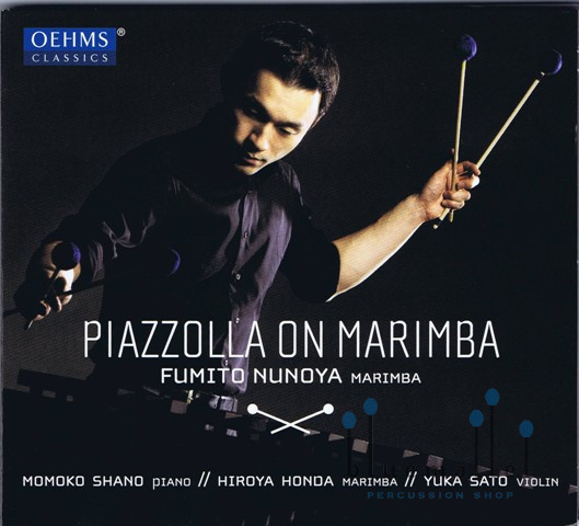 Nunoya , Fumito - Piazzolla on Marimba (CD) (特価品)