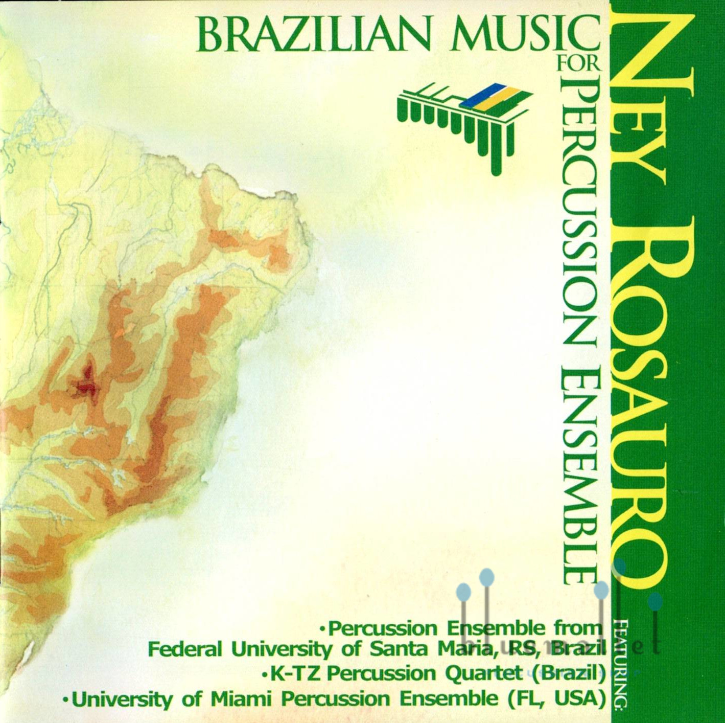 Rosauro , Ney - Brazilian Music for Percussion Ensemble(CD) (特価品)