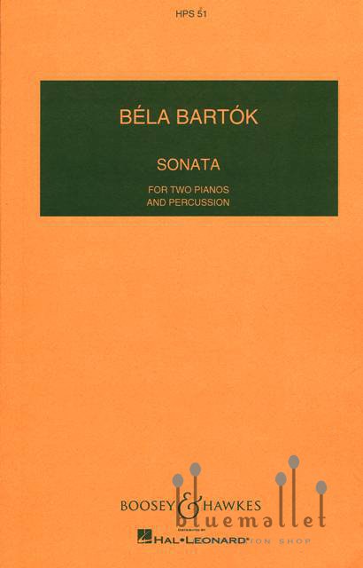 Bartok , Bela - Sonata for Two Piano & Percussion (スコアのみ)
