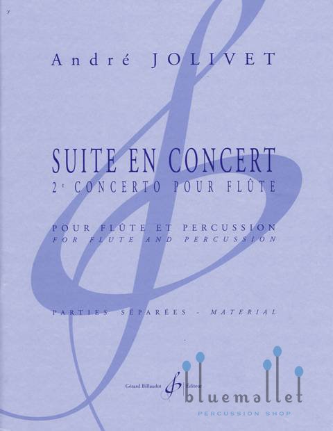 Jolivet , Andre - Suite en Concert Flute & Percussion (パート譜