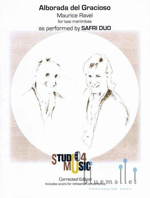 Ravel , Maurice - Alborada del Gracioso for Two Marimbas (arr. Safri Duo & Max Leth) (スコア・パート譜セット)