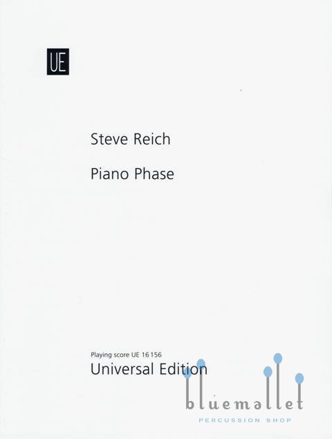 Reich , Steve - Piano Phase for Two Pianos or Two Marimbas (スコアのみ)
