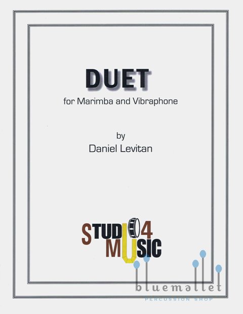Levitan , Daniel - Duet for Marimba and Vibraphone (スコア2冊セット)