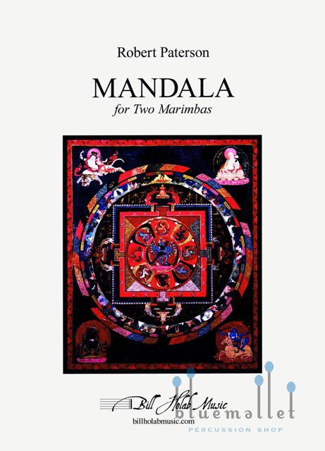 Paterson , Robert - Mandala for Two Marimbas (スコア・パート譜セット)