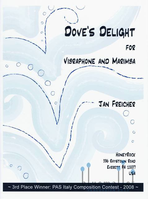 Freicher , Jan - Dove‘s Delight for Vibraphone and Marimba (スコア・パート譜セット)