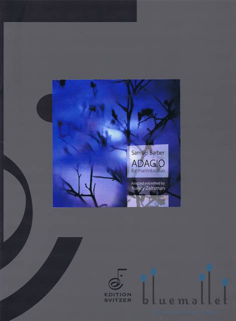 Barber , Samuel - Adagio for Marimba Duo (adapted and edited. Nancy Zeltsman) (スコア2冊セット)