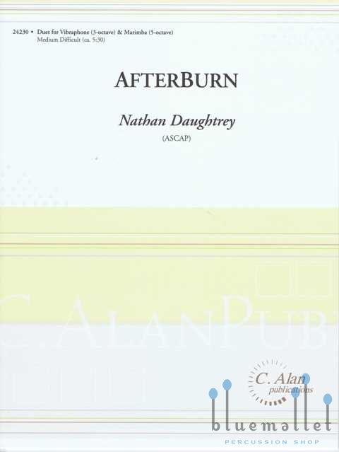Daughtrey , Nathan - AfterBurn for Vibraphone & Marimba (スコア・パート譜セット)