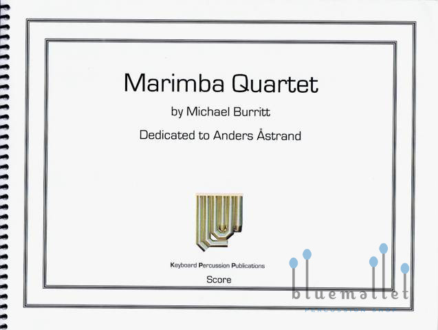 Burritt , Michael - Marimba Quartet (スコア・パート譜セット)