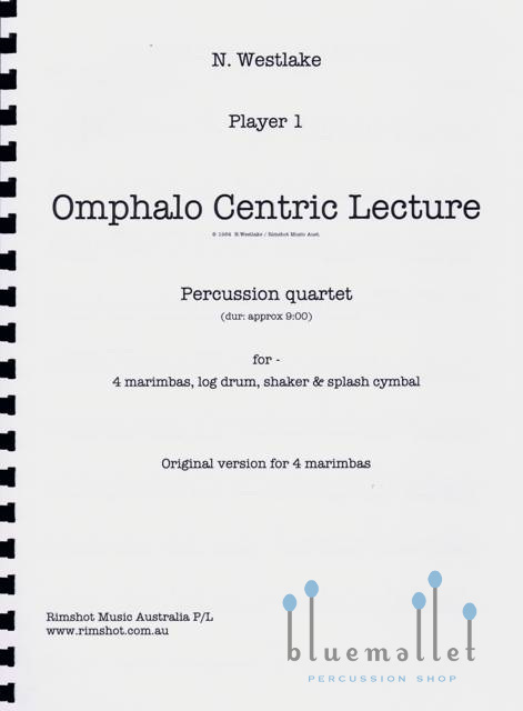 Westlake , Nigel - Omphalo Centric Lecture (パート譜のみ)