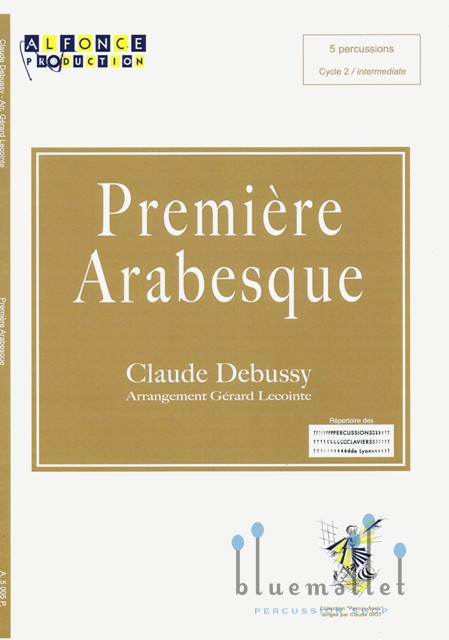 Debussy , Claude - Premiere Arabesque (arr. Gerard Lecointe) (スコア・パート譜セット)