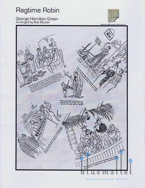 Green , George Hamilton - Ragtime Robin (arr. Bob Becker) (スコア・パート譜セット)