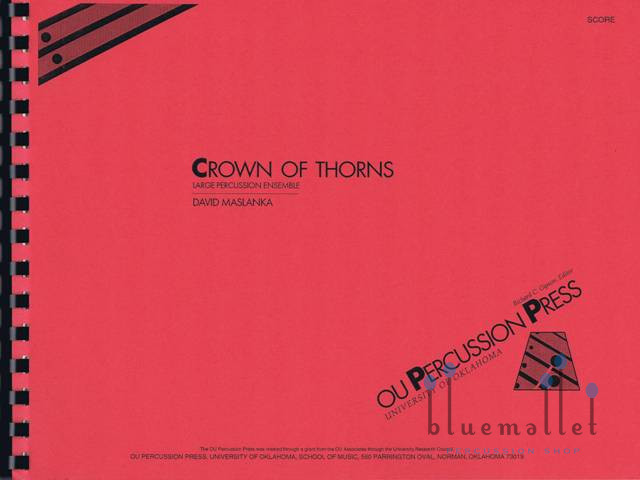 Maslanka , David - Crown of Thorns (スコア・パート譜セット)
