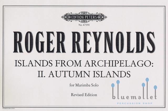 Reynolds , Roger - Islands from Archipelago: II. Autumn Island