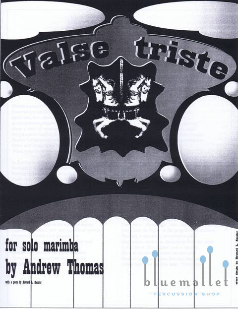 Thomas , Andrew - Valse triste for Solo Marimba