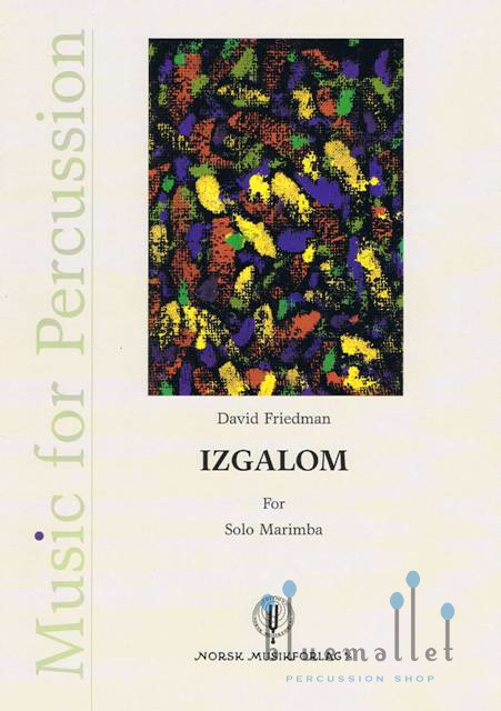 Friedman , Davied - Izgalom for Solo Marimba