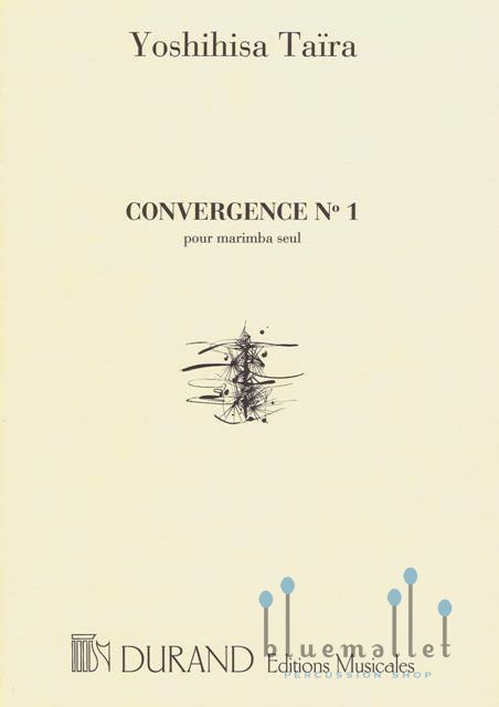 Taira , Yoshihisa - Convergence No. I pour Marimba Seul