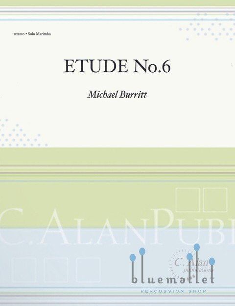 Burritt , Michael - Etude No.6 Solo Marimba
