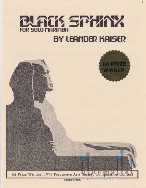 Kaiser , Leander - Black Sphinx for Solo Marimba