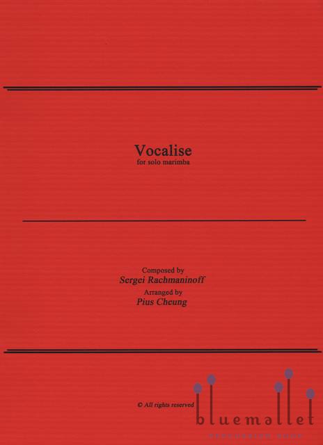Rachmaninoff , Sergei - Vocalise for Solo Marimba  (arr. Pius Cheung)