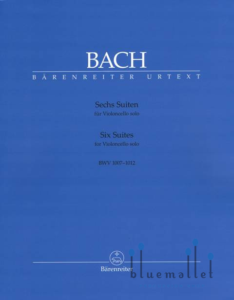 Bach , Johann Sebastian - Sechs Suiten fur Violoncello Solo (pub. Barenreiter / ed. Andrew Talle)