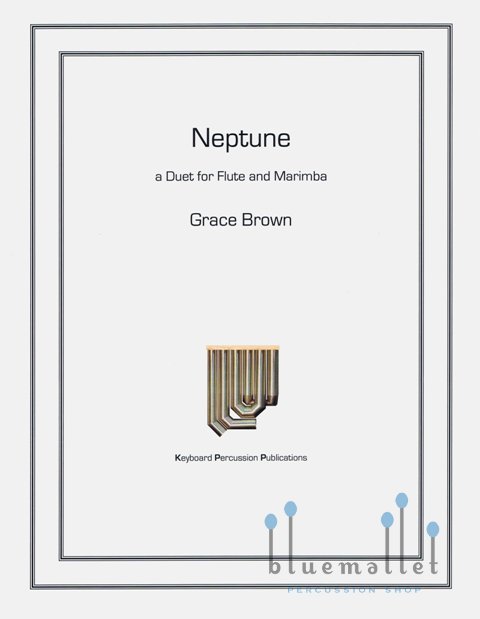 Brown , Grace - Neptune a Duet for Flute and Marimba (スコア2冊セット)