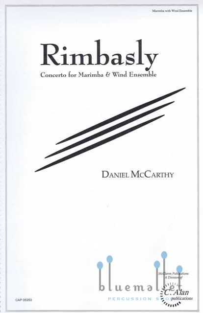 McCarthy , Daniel - Rimbasly Concerto for Marimba and Wind Ensemble (吹奏楽伴奏版 / スコア・パート譜セット)