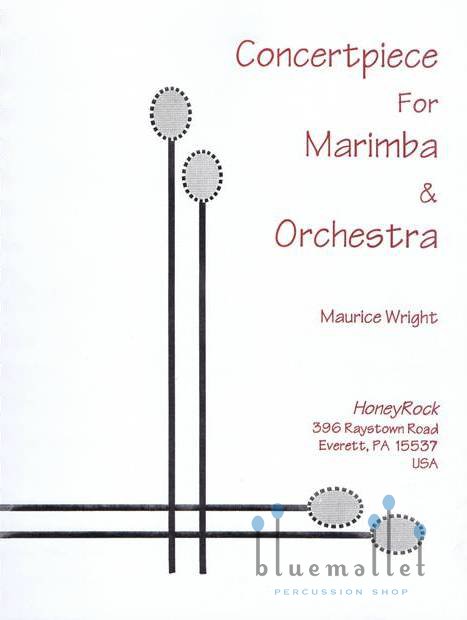 Wright , Maurice - Concertpiece for Marimba and Orchestra (ピアノ伴奏版 / スコア・パート譜セット)