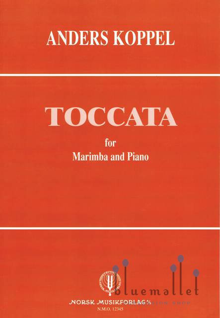 Koppel , Anders - Toccata for Marimba and Piano (ピアノ伴奏版 / スコア・パート譜セット)